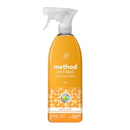 METHOD Citron Scent Antibacterial Cleaner Liquid 28 oz 17432